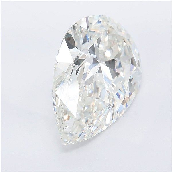 7.55 Carat F-VVS2 Pear Lab Diamond