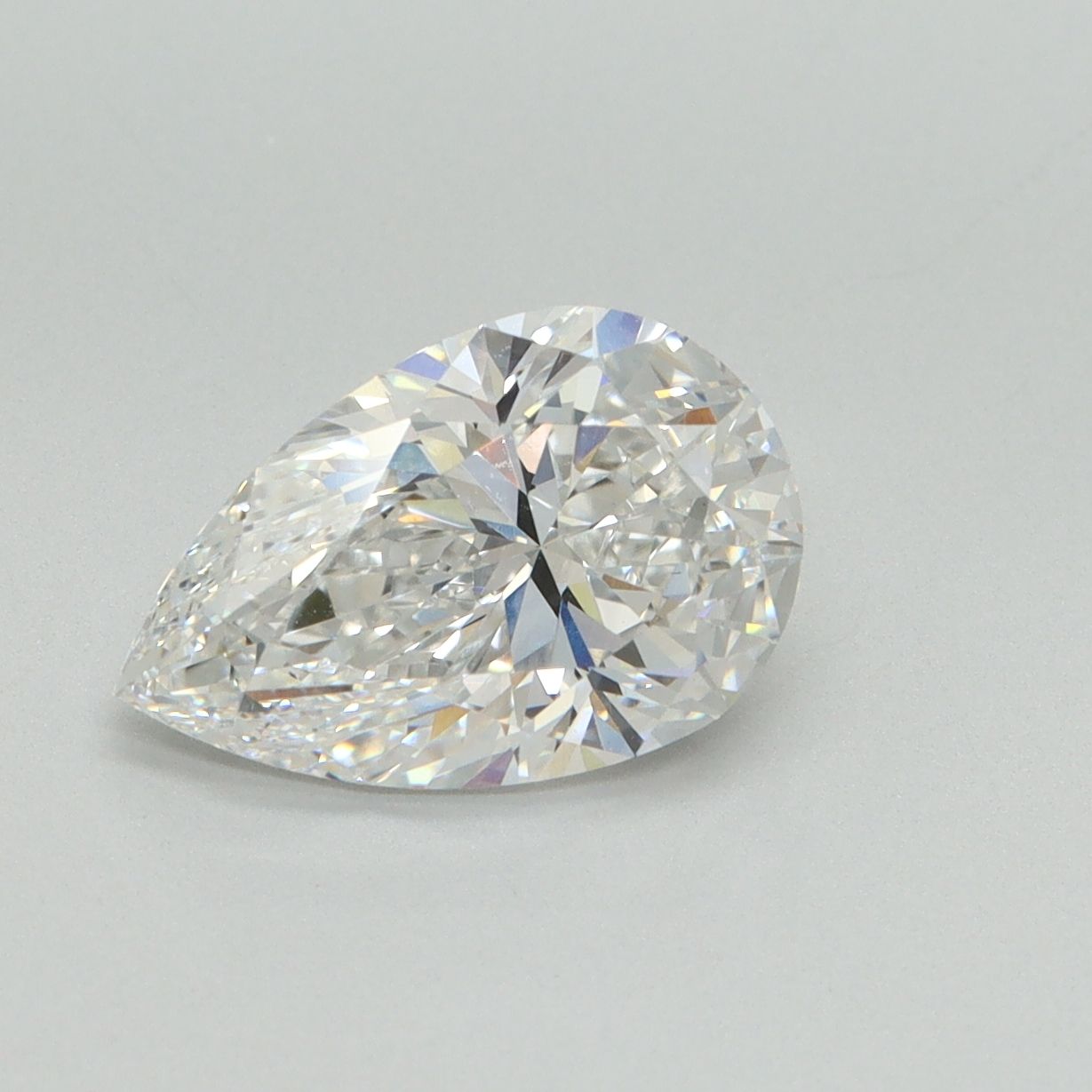 2.03 Carat D-VVS2 Pear Lab Diamond