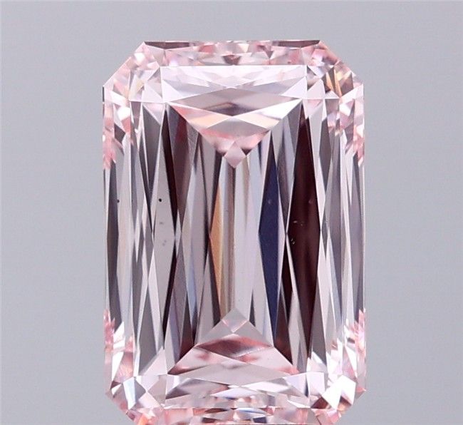 4.03 Carat Pink VS2 Radiant Lab Diamond