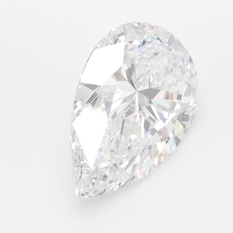 1.96 Carat D IF Pear Lab Diamond