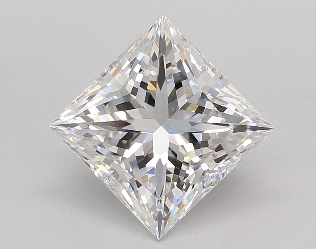 3.02 Carat D-VVS2 Princess Lab Diamond