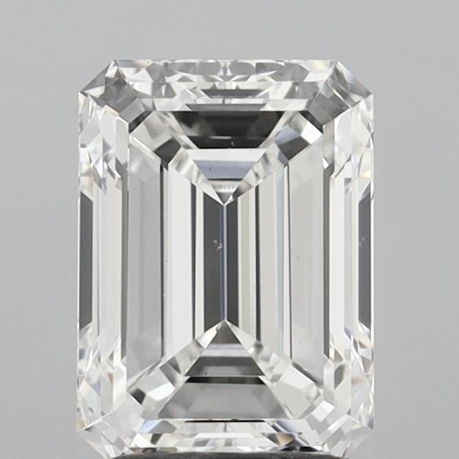 2.56 Carat F VS1 Emerald Lab Diamond