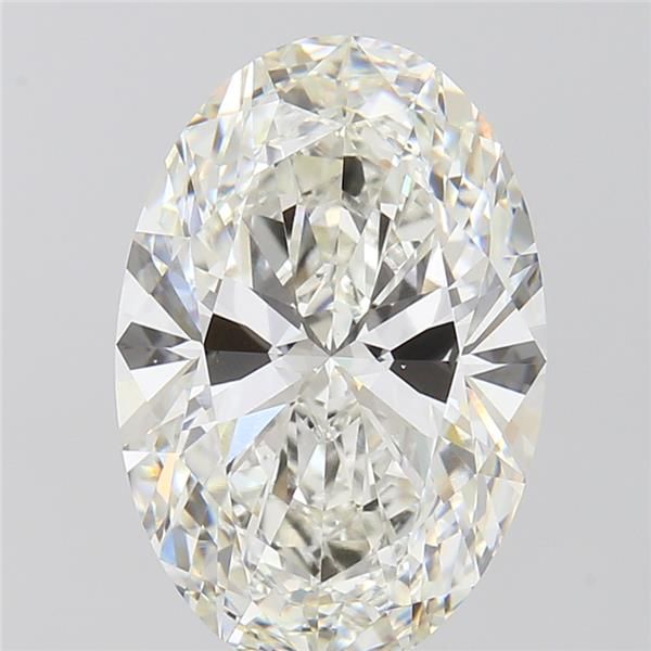 6.04 Carat G-VS1 Oval Lab Diamond