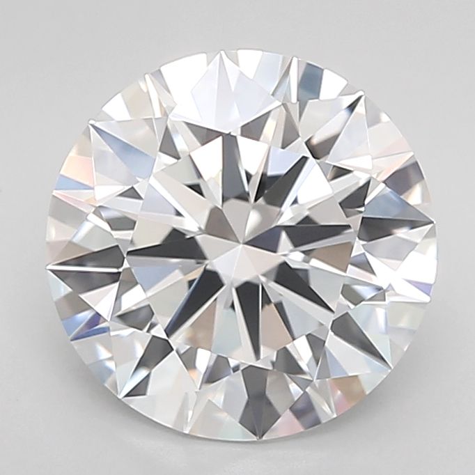 2.92 Carat D-IF Round Lab Diamond