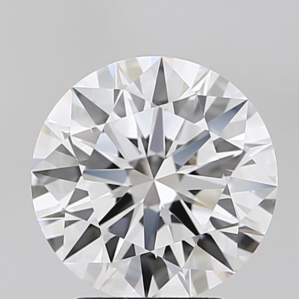 2.66 Carat D-IF Round Lab Diamond