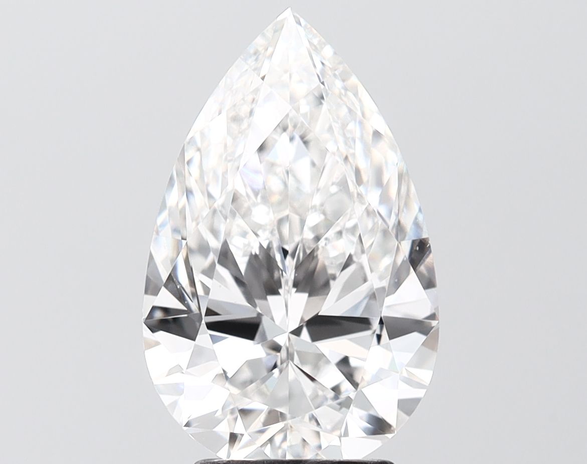 3.99 Carat E-VS1 Pear Lab Diamond