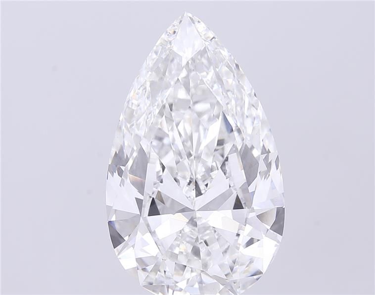 10.50 Carat F-VS1 Pear Lab Diamond