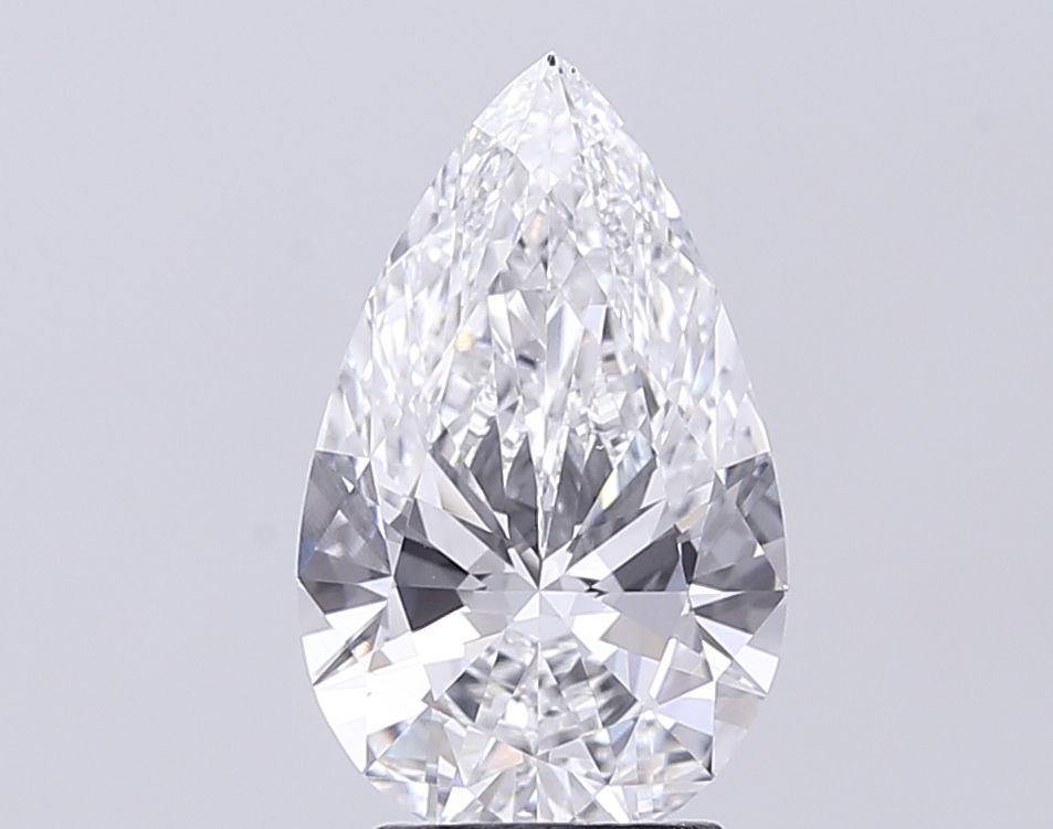 3.03 Carat E-VVS1 Pear Lab Diamond