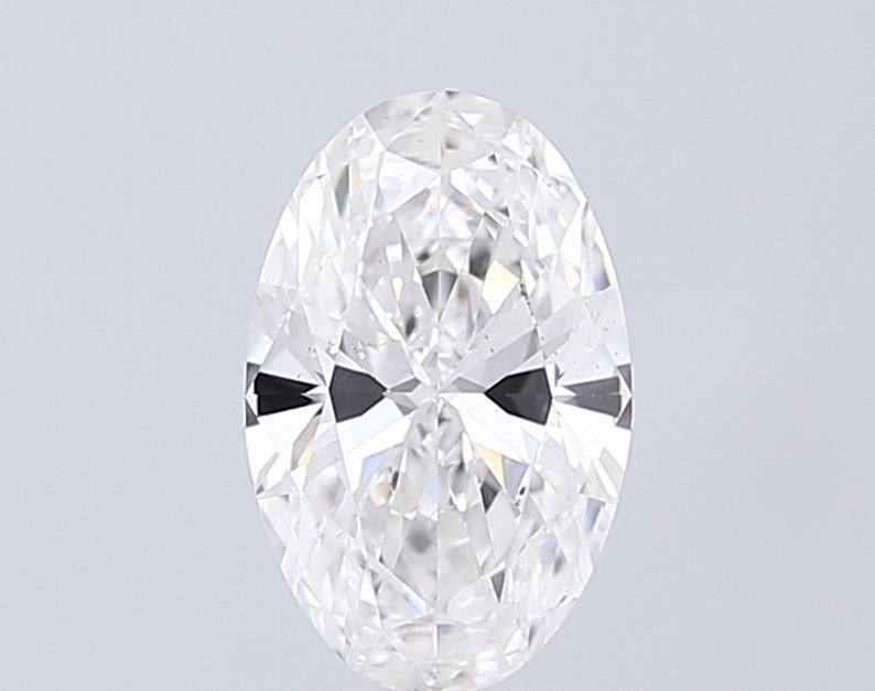 1.50 Carat D-SI1 Oval Lab Diamond