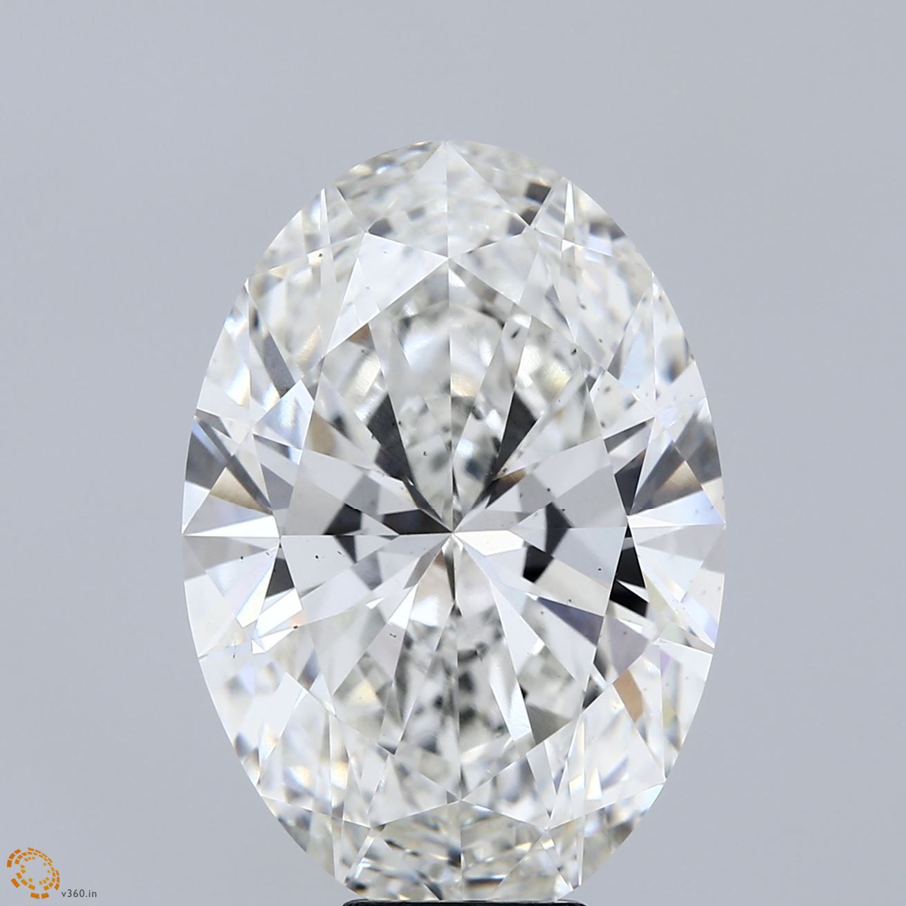 11.21 Carat G-VS2 Oval Lab Diamond