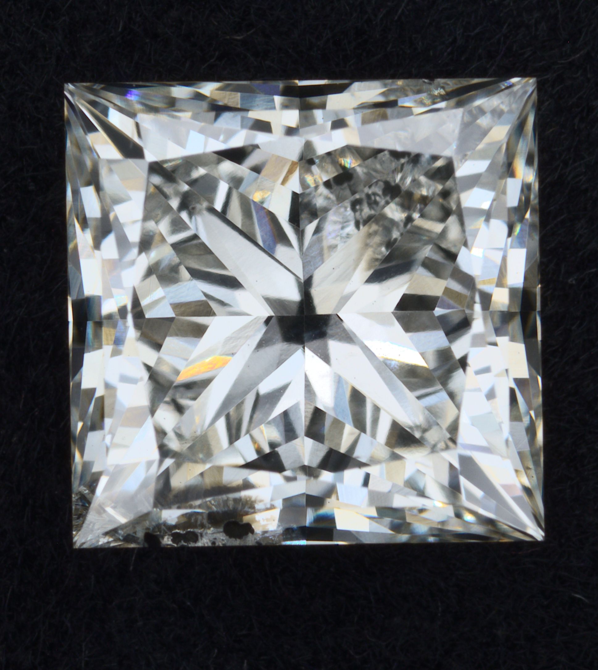 2.81 Carat J-I1 Princess Lab Diamond