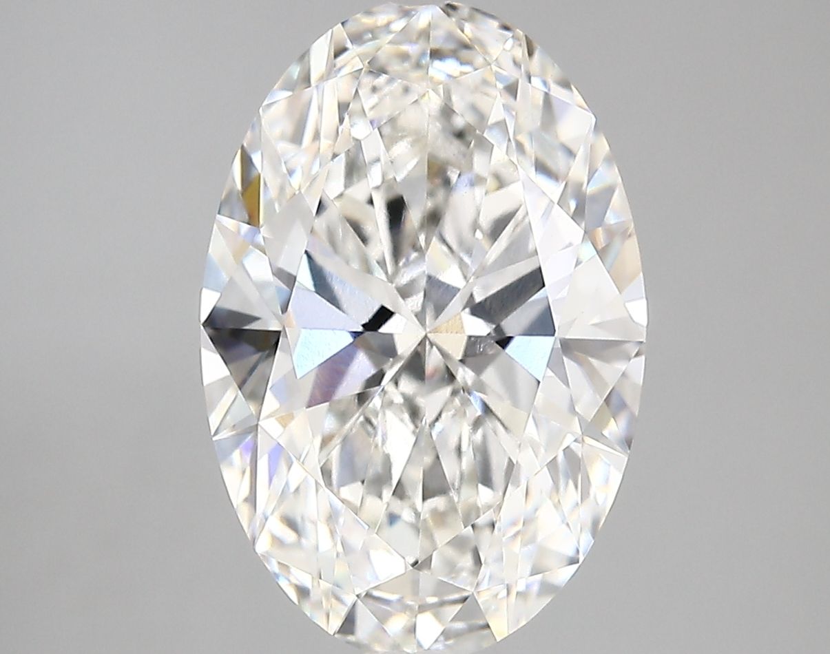 4.35 Carat F-VVS2 Oval Lab Diamond