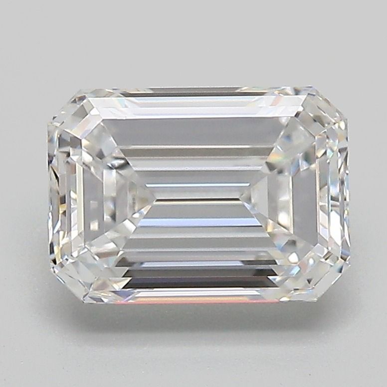 2.07 Carat D VVS2 Emerald Lab Diamond