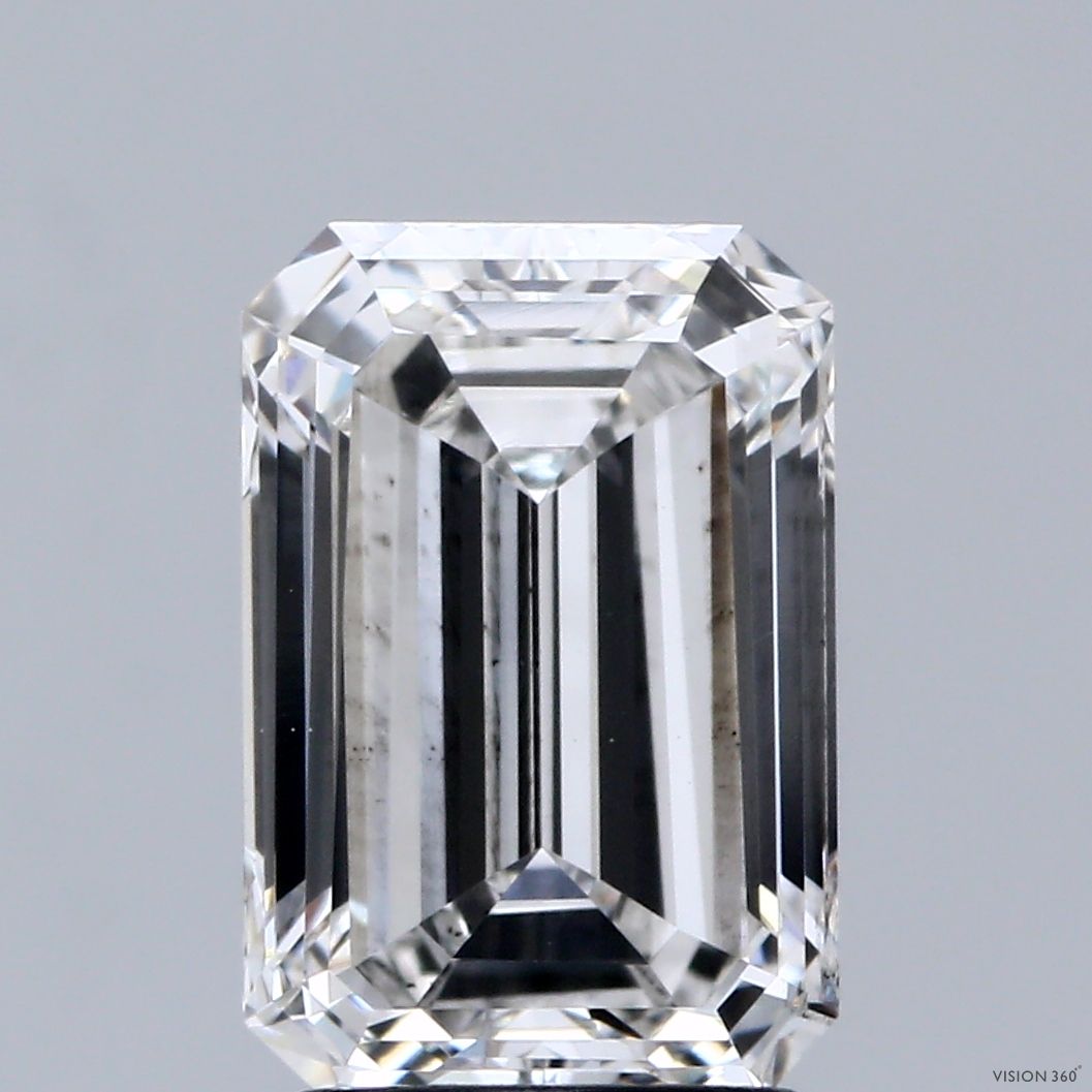 3.05 Carat F-SI1 Emerald Lab Diamond