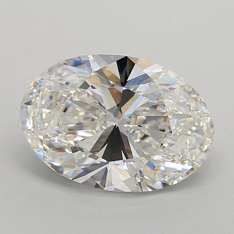 5.14 Carat F-VVS1 Oval Lab Diamond
