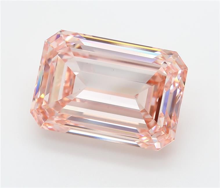 16.09 Carat Emerald Cut Fancy Pink