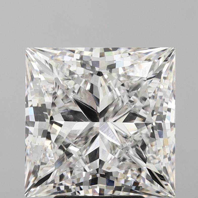 5.58 Carat F-VVS2 Princess Lab Diamond
