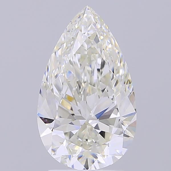 2.99 Carat F VVS2 Pear Lab Diamond