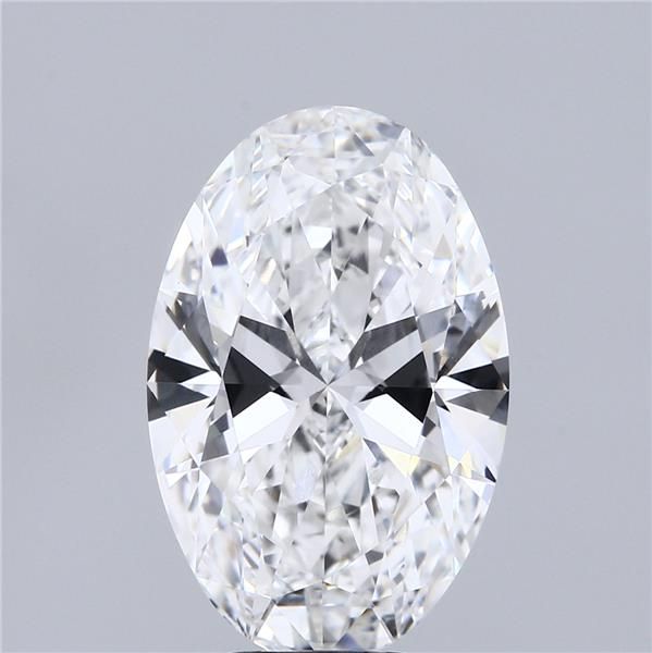 6.04 Carat D-VVS1 Oval Lab Diamond