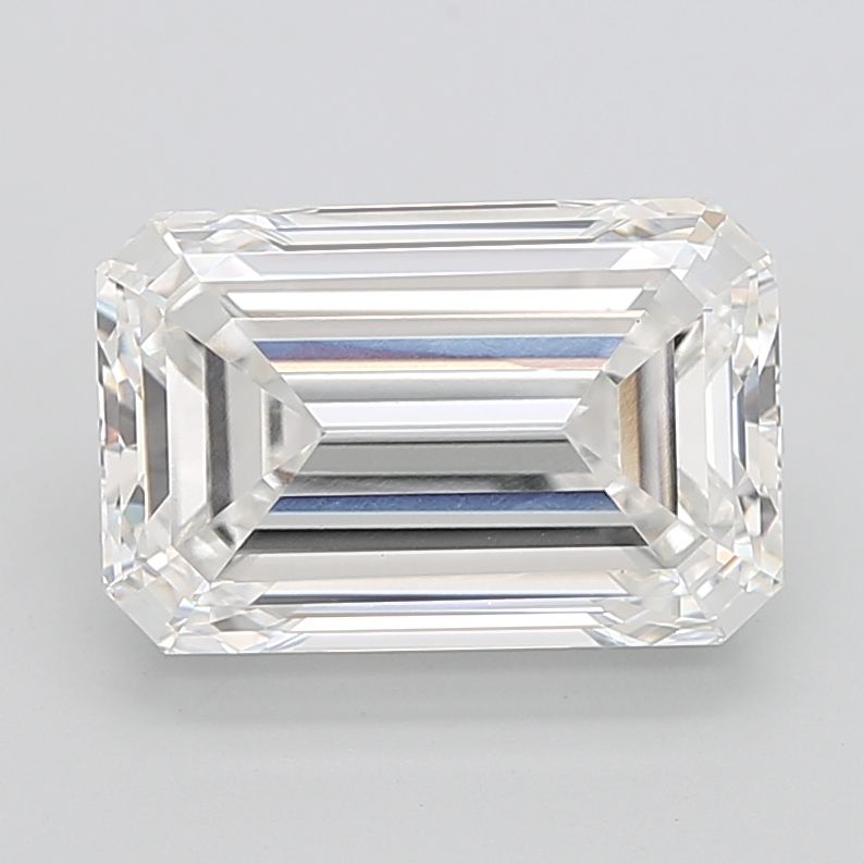 10.52 Carat F-VVS2 Emerald Lab Diamond