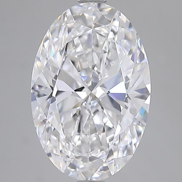 4.07 Carat D-VVS2 Oval Lab Diamond