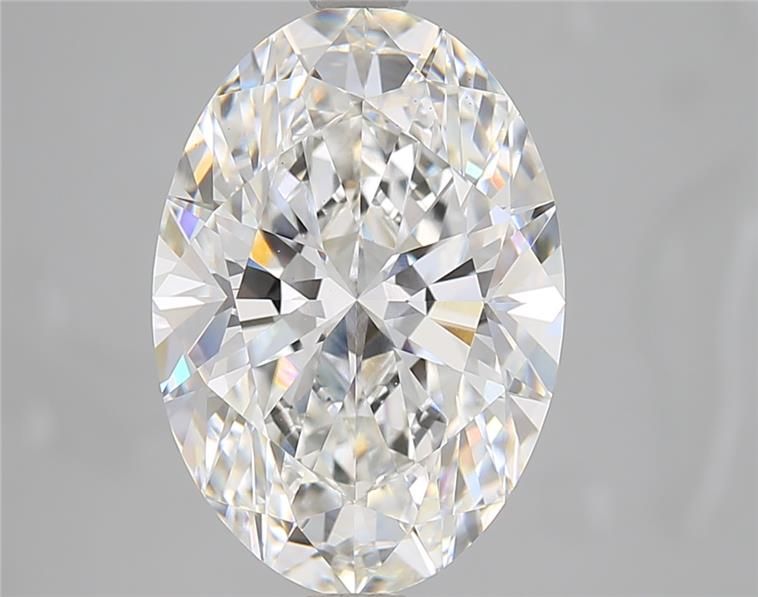 6.08 Carat F VS1 Oval Lab Diamond