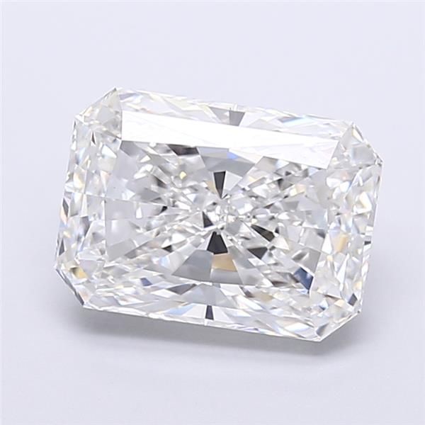 4.06 Carat D VVS2 Radiant Lab Diamond