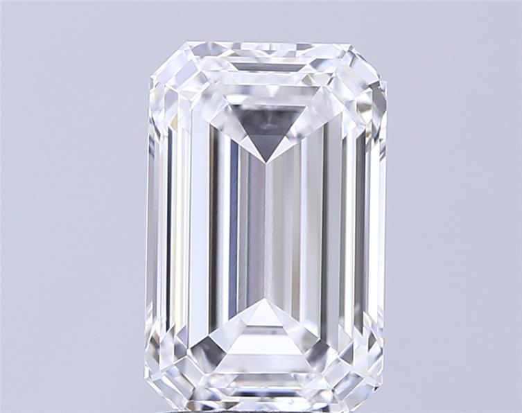 3.04 Carat D-VVS1 Emerald Lab Diamond