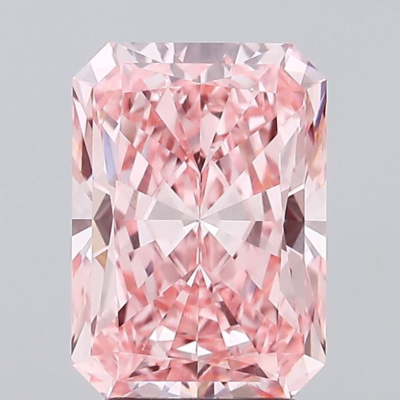 3.05 Carat Radiant Cut Fancy Pink