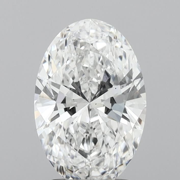 2.01 Carat E-SI1 Oval Lab Diamond