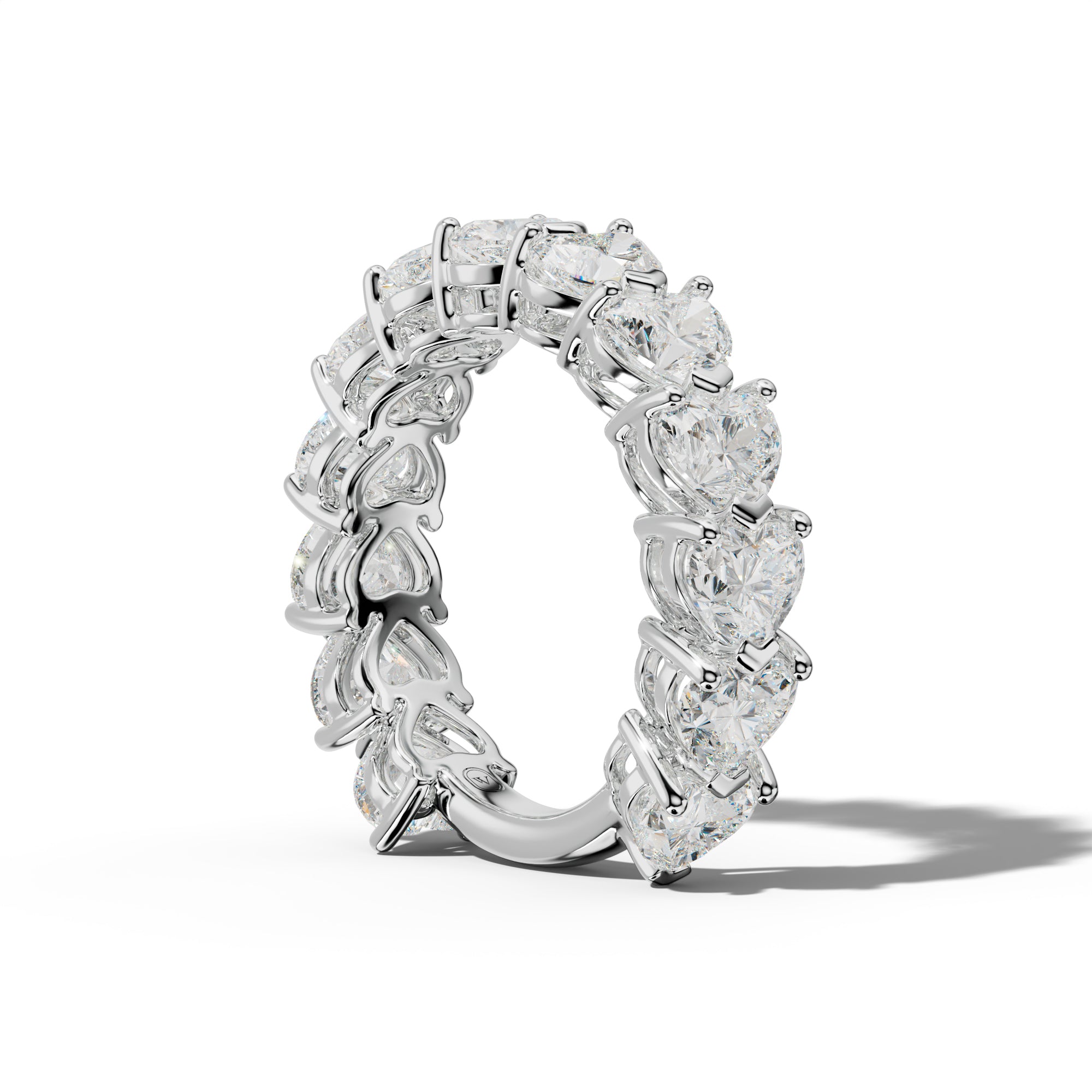 6.0 Carat East West Heart Diamond Anniversary Band
