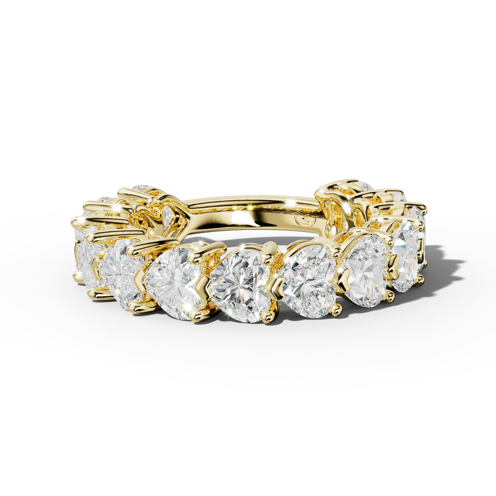 6.0 Carat East West Heart Diamond Anniversary Band