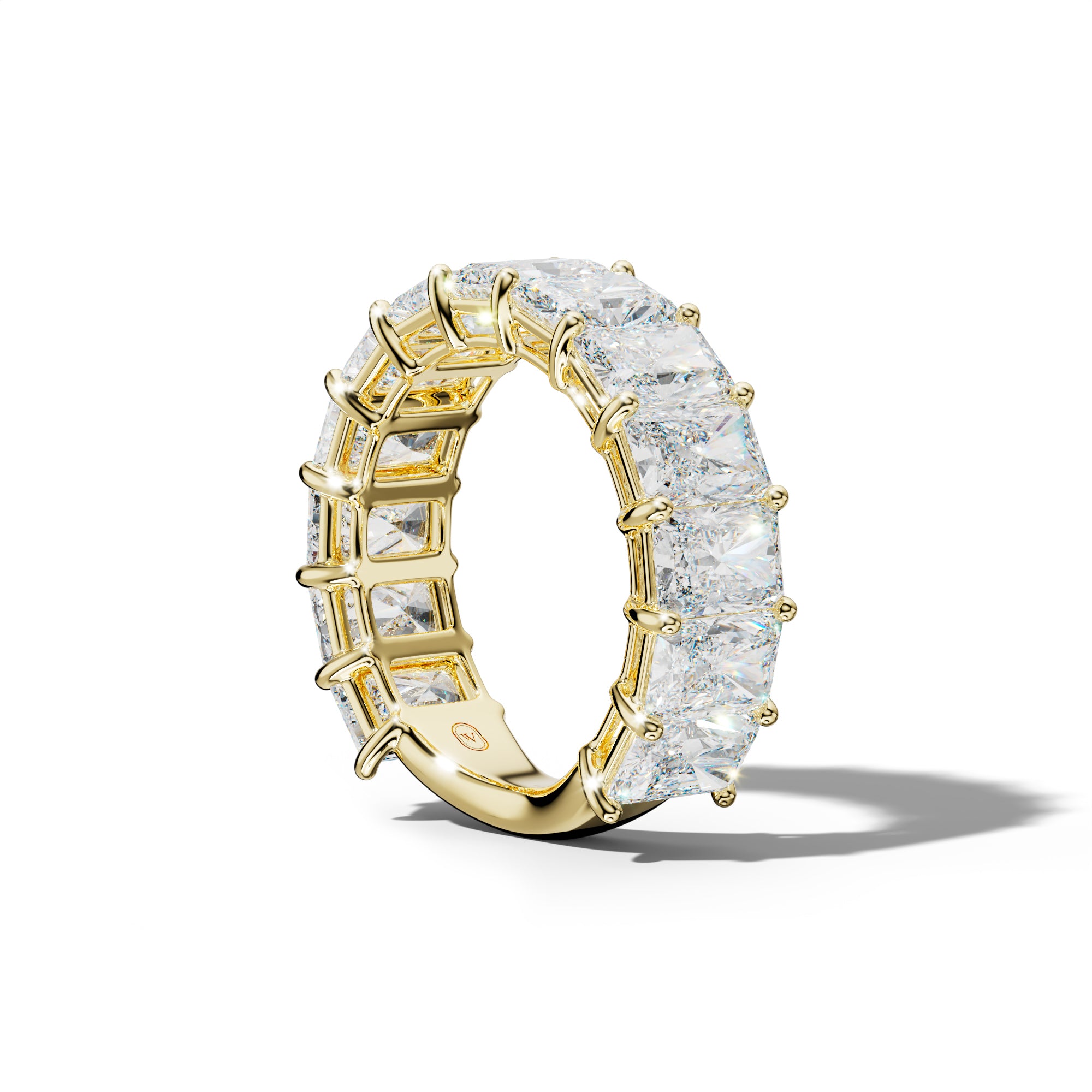 8.0 Carat Radiant Diamond 3/4 Anniversary Band