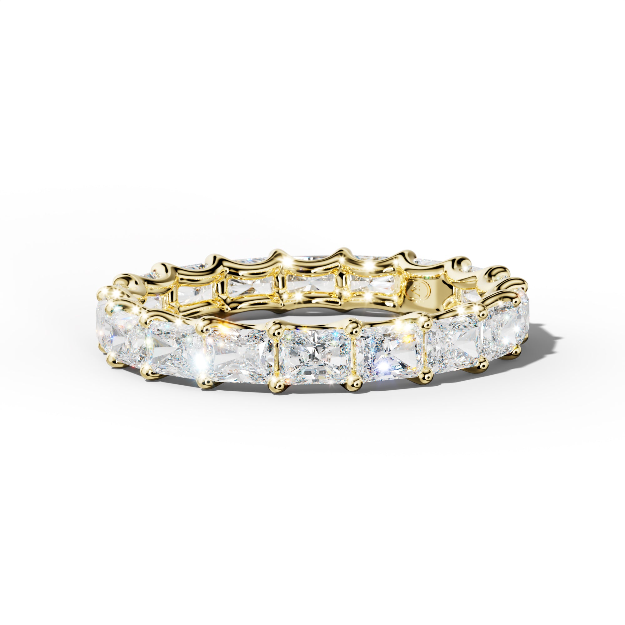 3.0 Carat East West Radiant Diamond Eternity Band U Prong