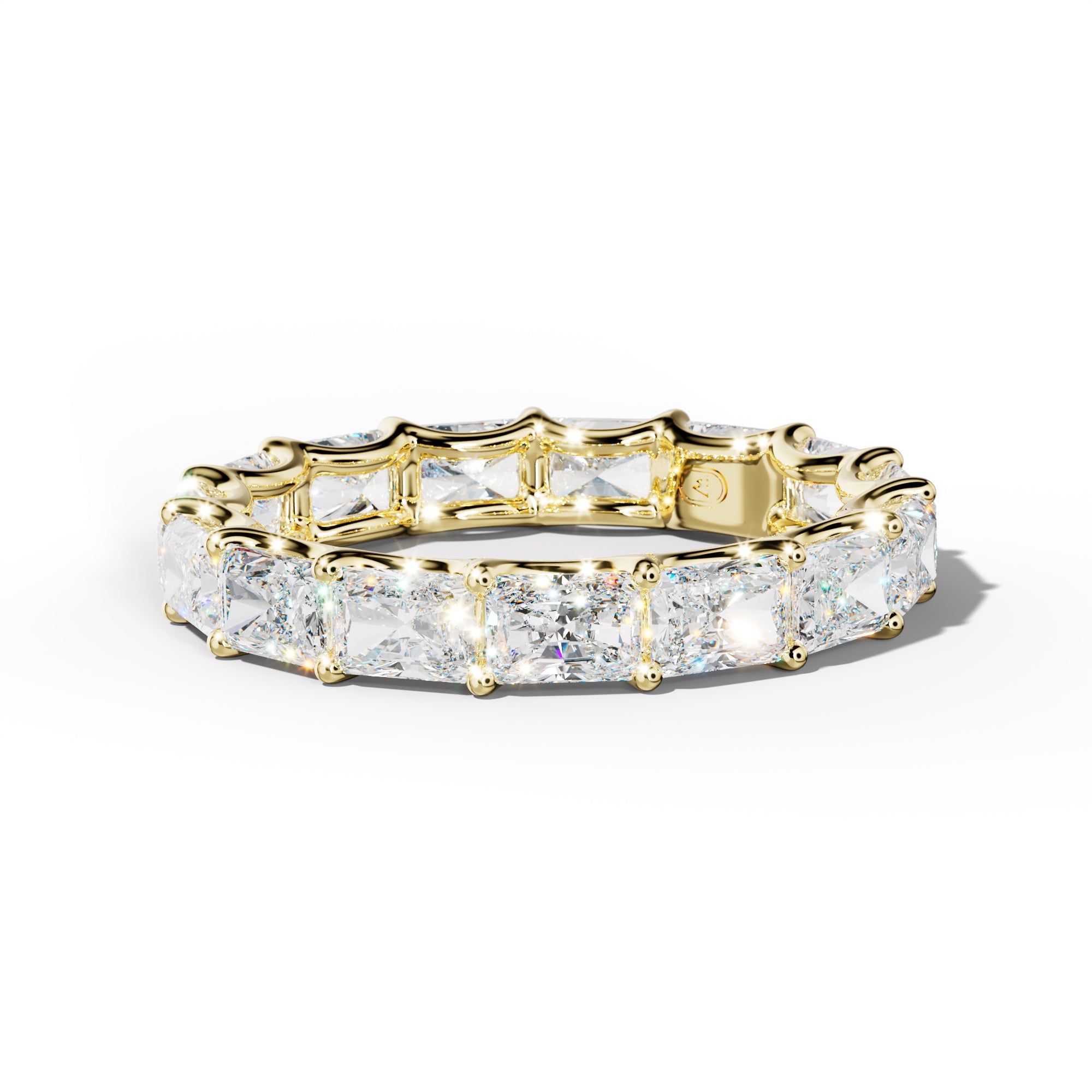 4.0 Carat East West Radiant Diamond Eternity Band U Prong