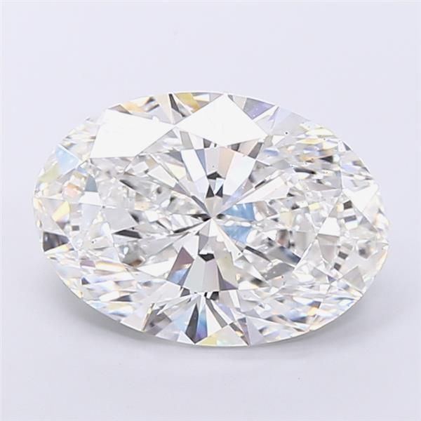 5.10 Carat F SI1 Oval Lab Diamond
