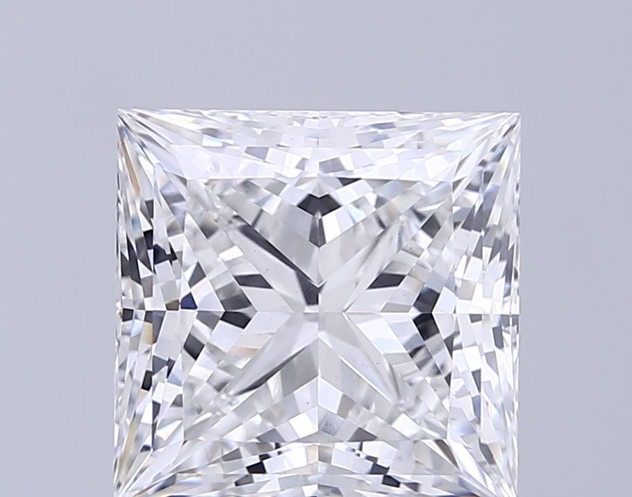 6.05 Carat F-VS1 Princess Lab Diamond