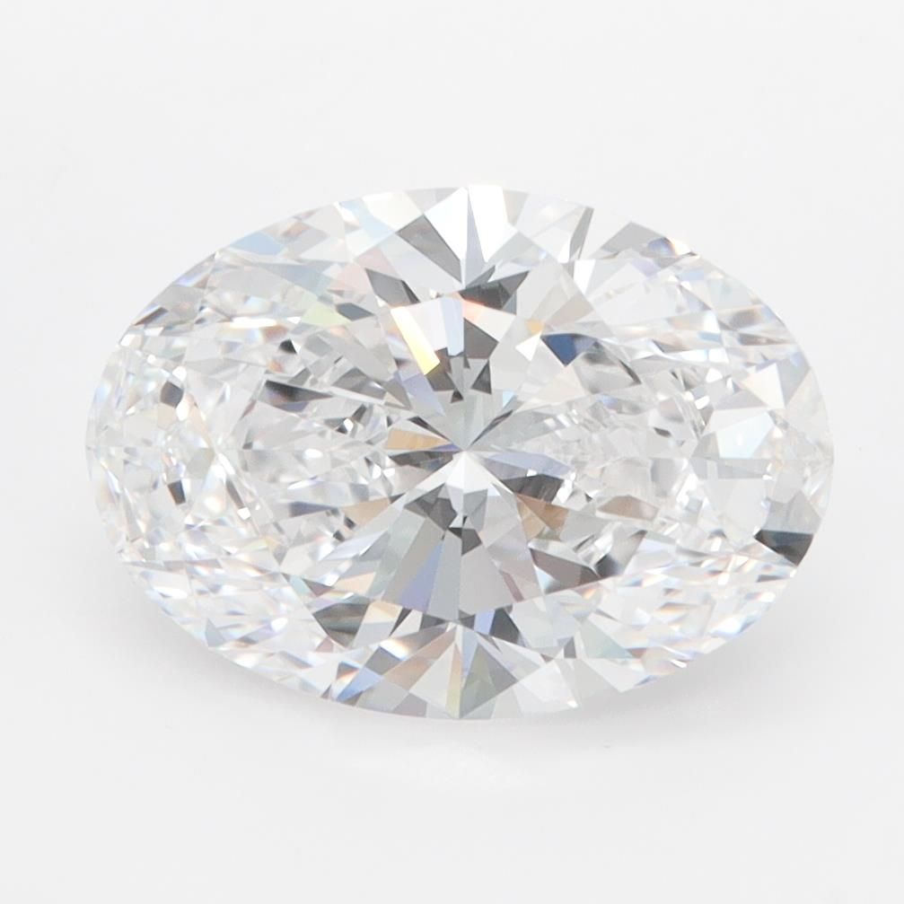 3.09 Carat D-IF Oval Lab Diamond