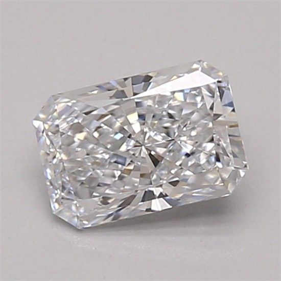0.72 Carat D VVS1 Radiant Lab Diamond