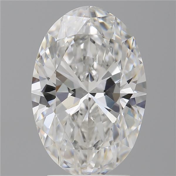 1.50 Carat D SI1 Oval Lab Diamond