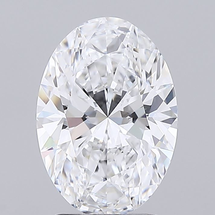 2.40 Carat D IF Oval Lab Diamond