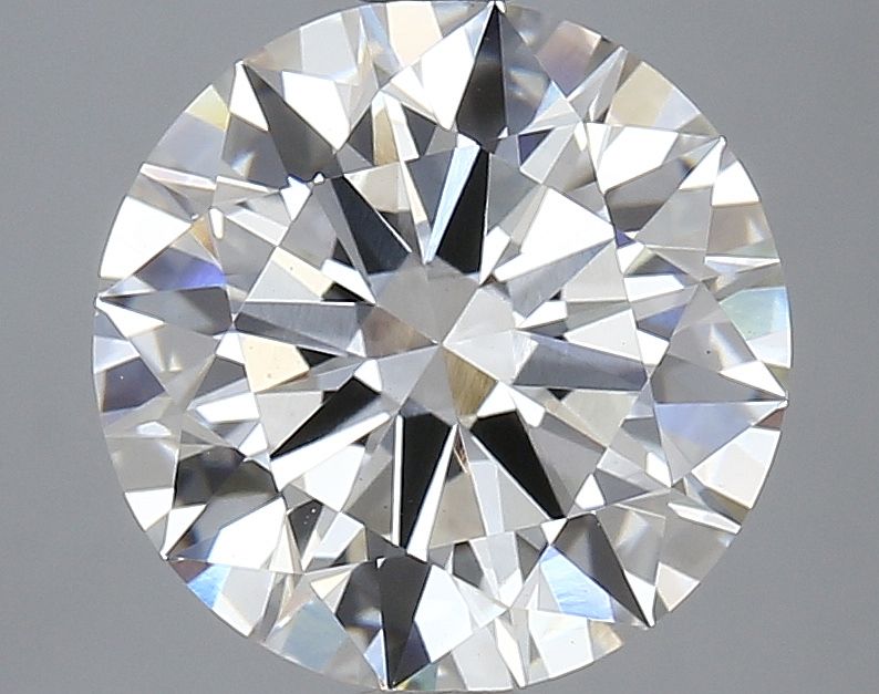 4.08 Carat H-VS1 Round Lab Diamond