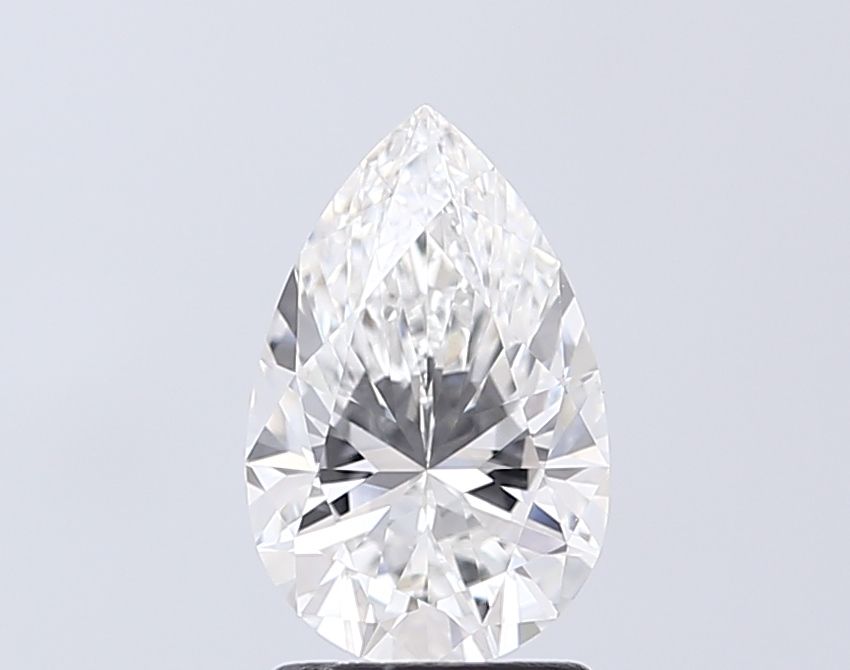 1.56 Carat F-VVS2 Pear Lab Diamond