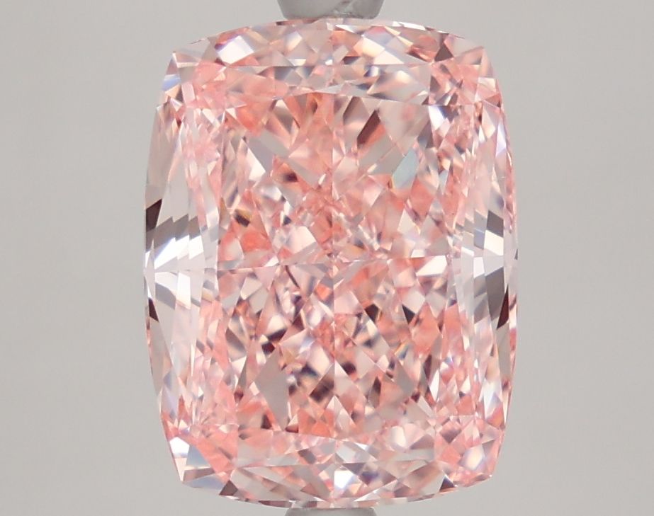 4.24 Carat Cushion Cut Fancy Pink