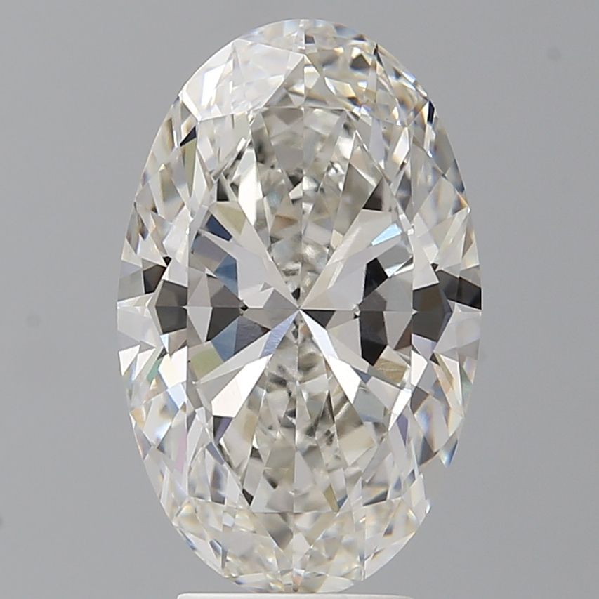 4.48 Carat G-VVS2 Oval Lab Diamond