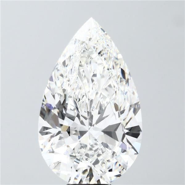 12.08 Carat F-VVS2 Pear Lab Diamond