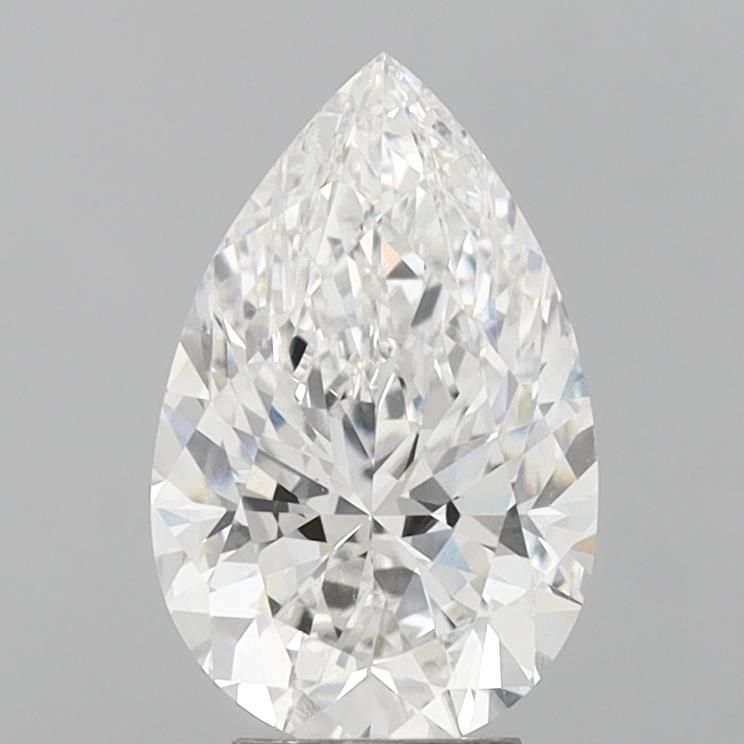4.60 Carat E-VVS2 Pear Lab Diamond