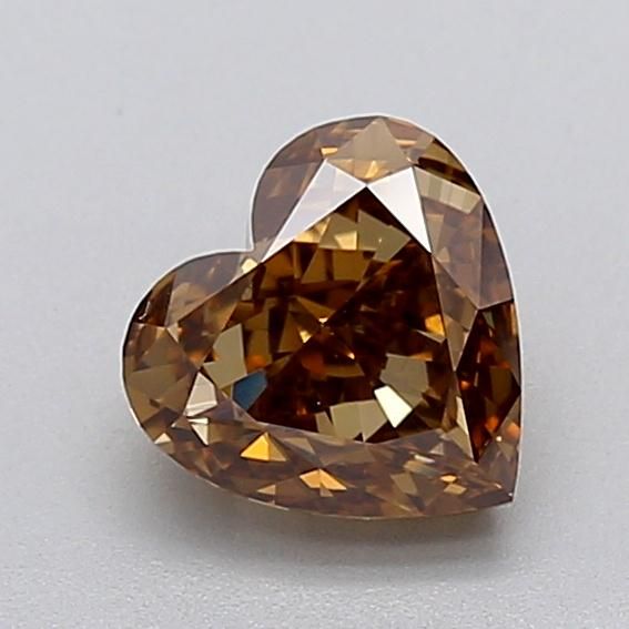 1.52 Carat Brown VS1 Heart Lab Diamond