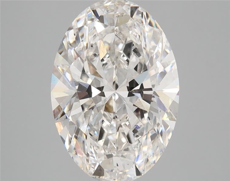 2.52 Carat F SI1 Oval Lab Diamond