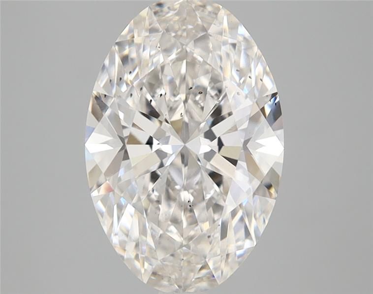 2.52 Carat F SI1 Oval Lab Diamond